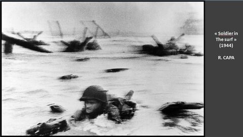 Le débarquement de Normandie, Robert Capa Photo jugée "un peu floue" par le rédacteur de Life !