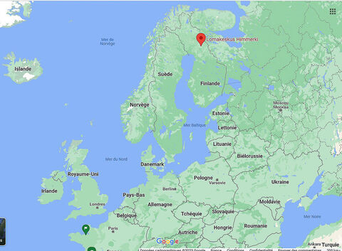 Photos de voyage en Laponie Finlandaise, tout au nord ... 